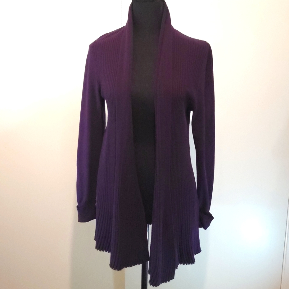 Lafayette 148 Purple Cardigan Size M
